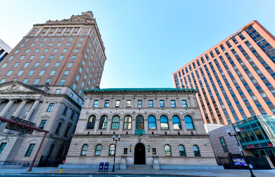The main branch of Newark Public Library in New Jersey