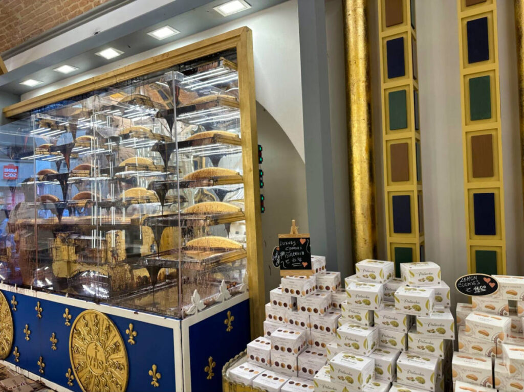 Delicious chocolates, and gift goodies displayed in Nino and Friends Shop