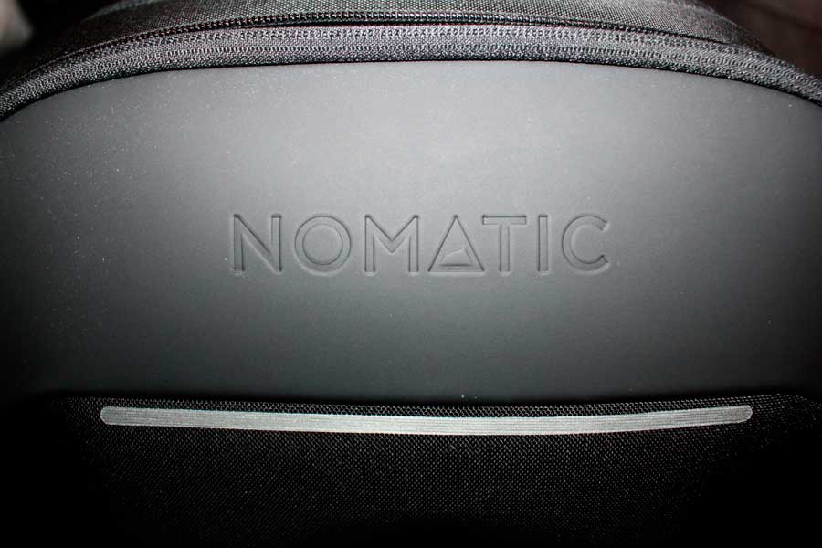 Close up view of the exterior of Nomatic Navigator Carry On