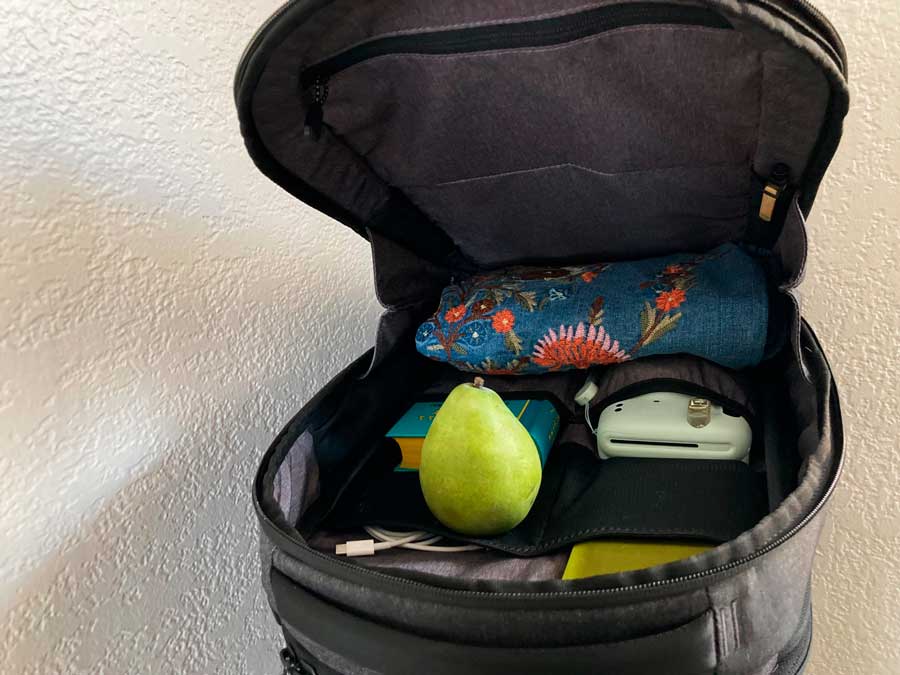 Compartments of Nomatic Navigator Lite
