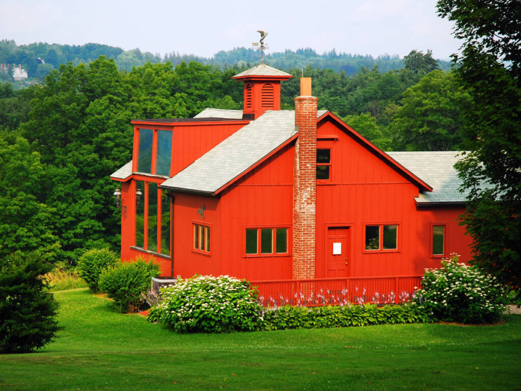 Norman Rockwell’s studio building from the outside