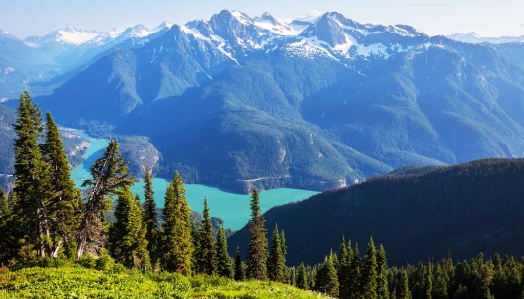 Scenic view of the Diablo Lake