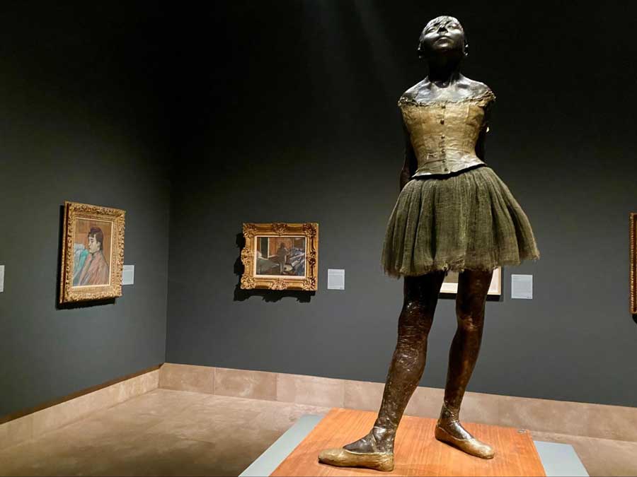 One of the sculptures displayed in Norton Simon Museum