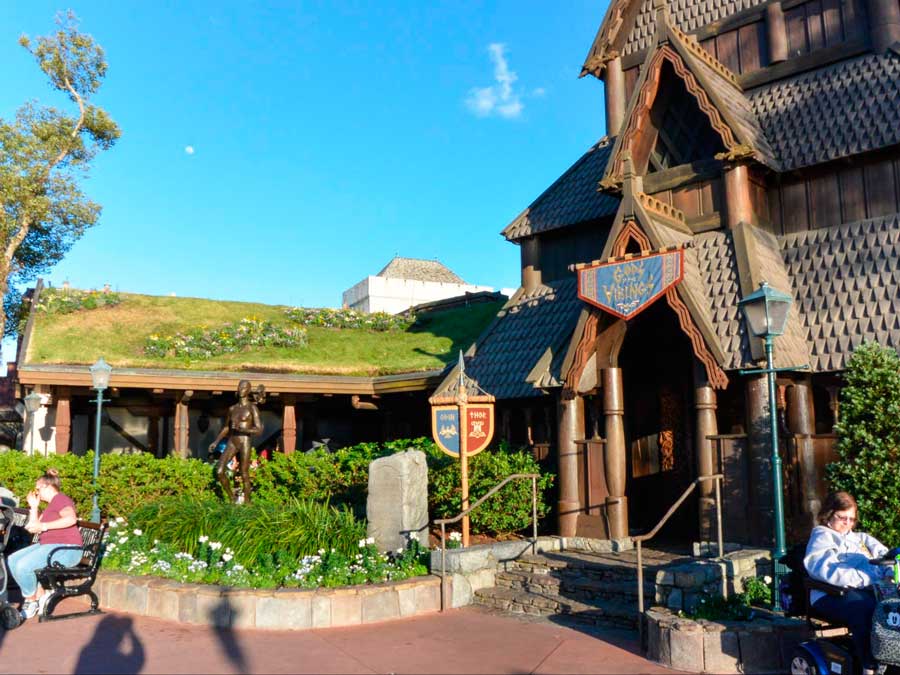 View of the Norway pavilion from the outside