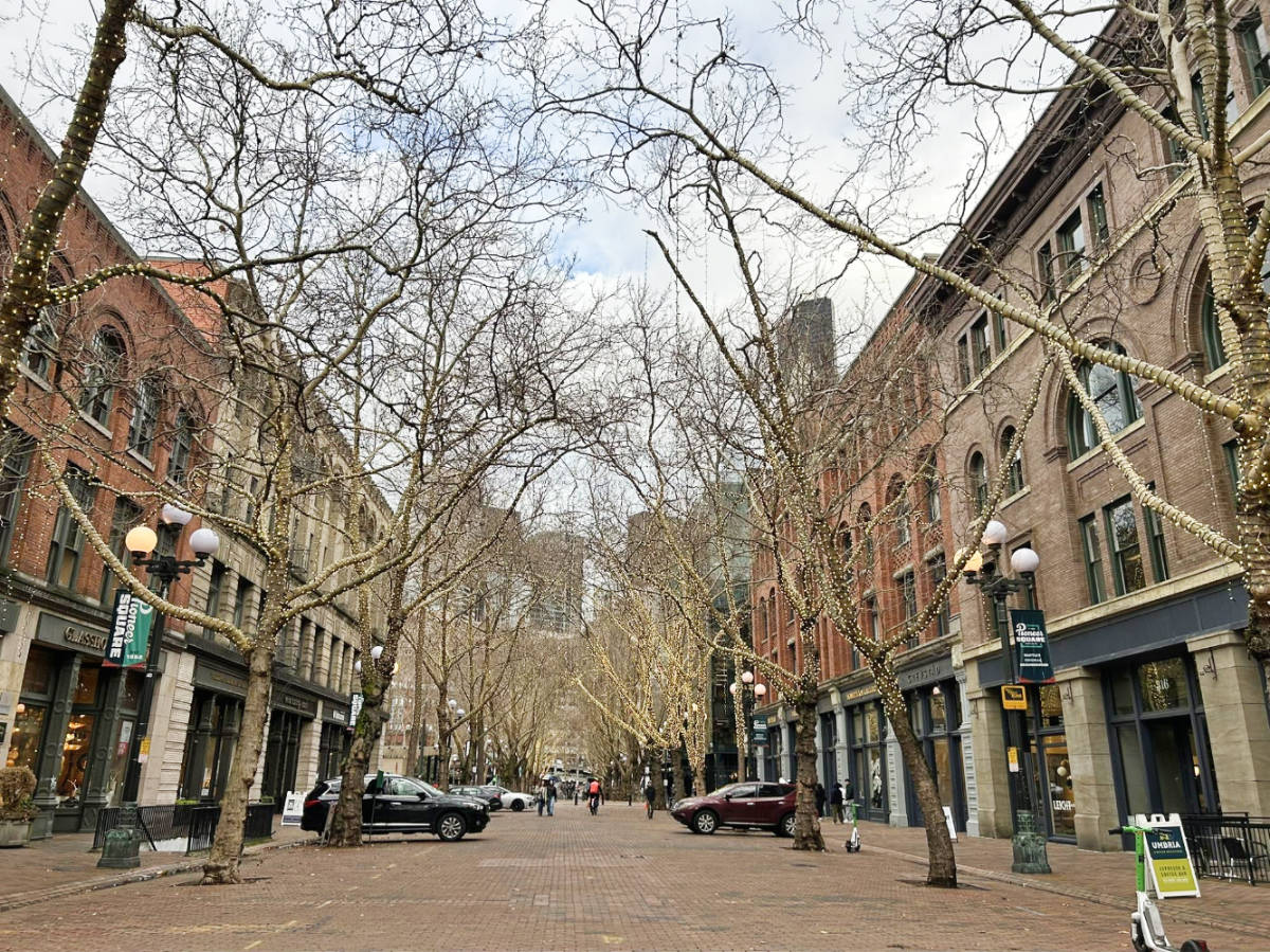 View at the Occidental Square Plaza at morning