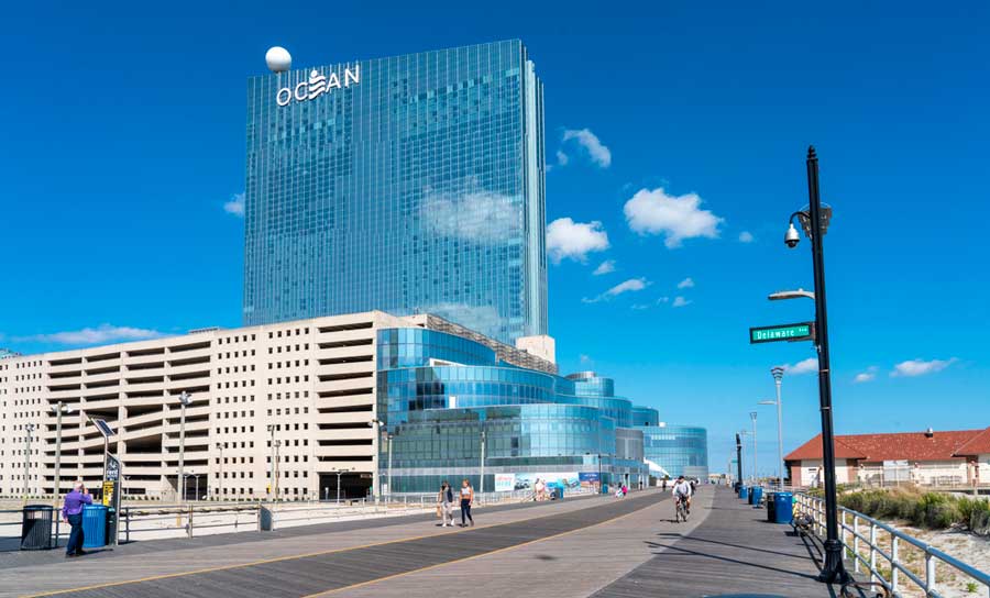 The Oceans Resort building from the outside