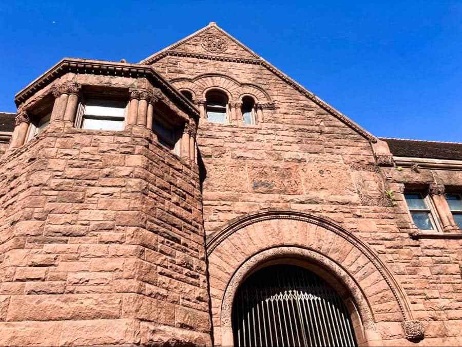 Exterior view of the brick walled Ogden Museum of Southern Art