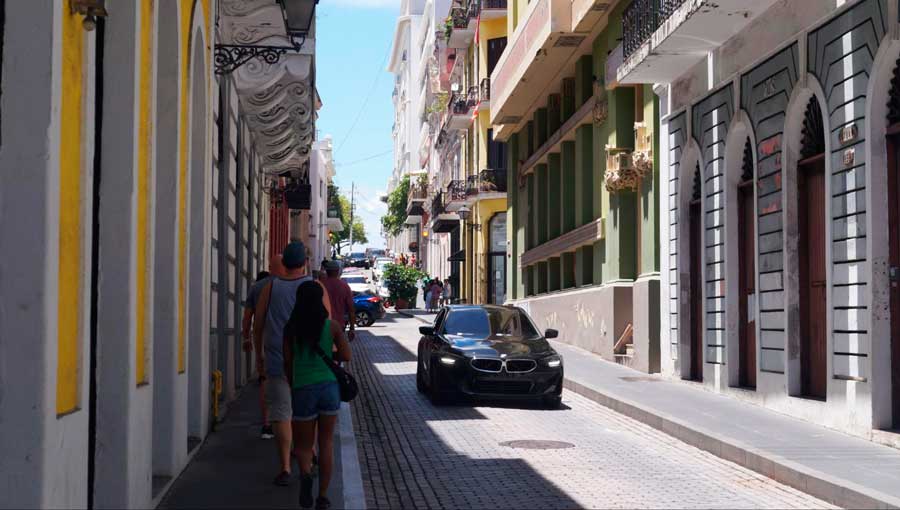 Colorful houses in Old San Juan