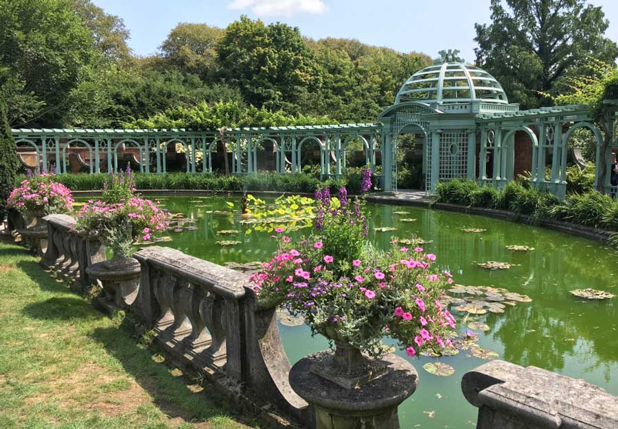 View from the Old Westbury Gardens in Long Island
