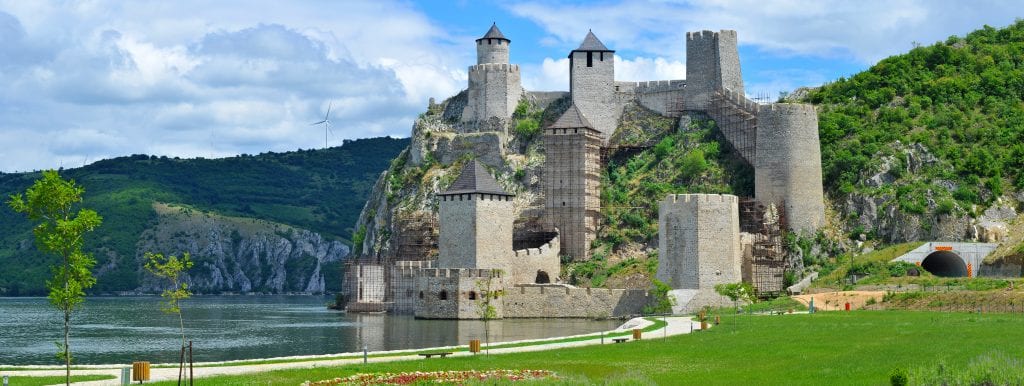 View of the old medieval fortress