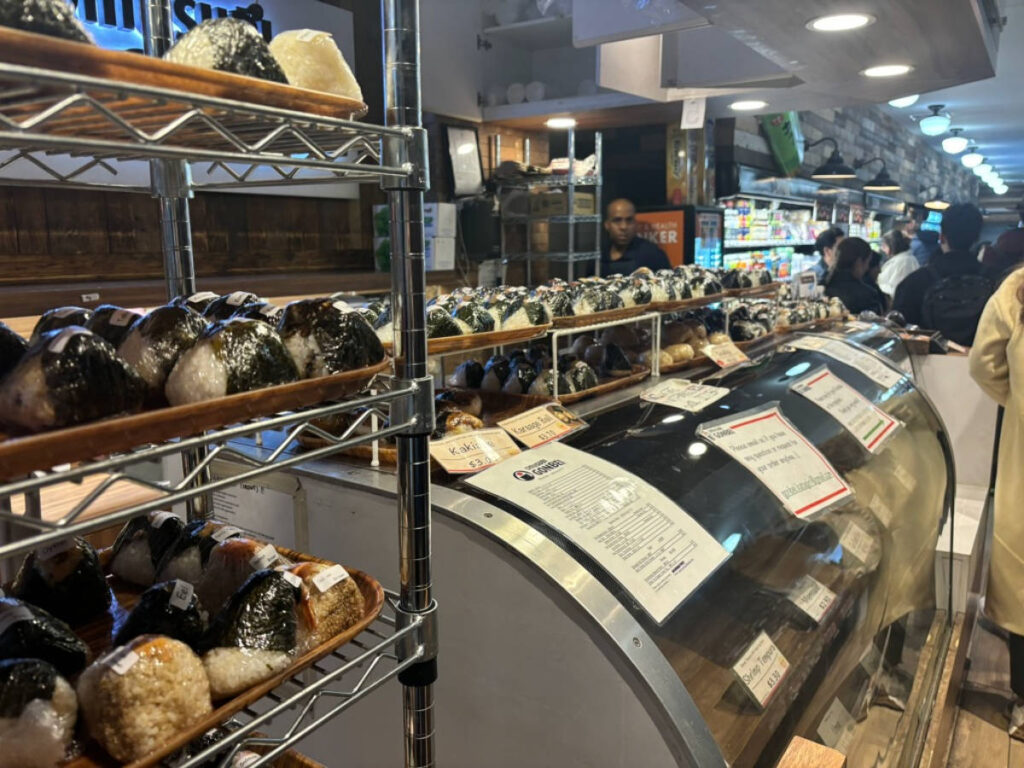 View from the inside of Omusubi Gonbei