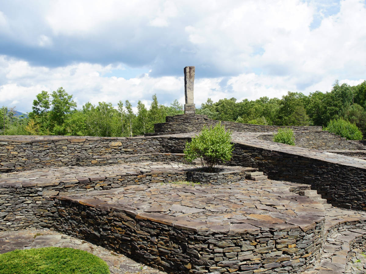 View at the Opus 40 in Hudson Valley