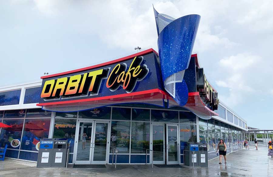 The Orbit Cafe from the outside