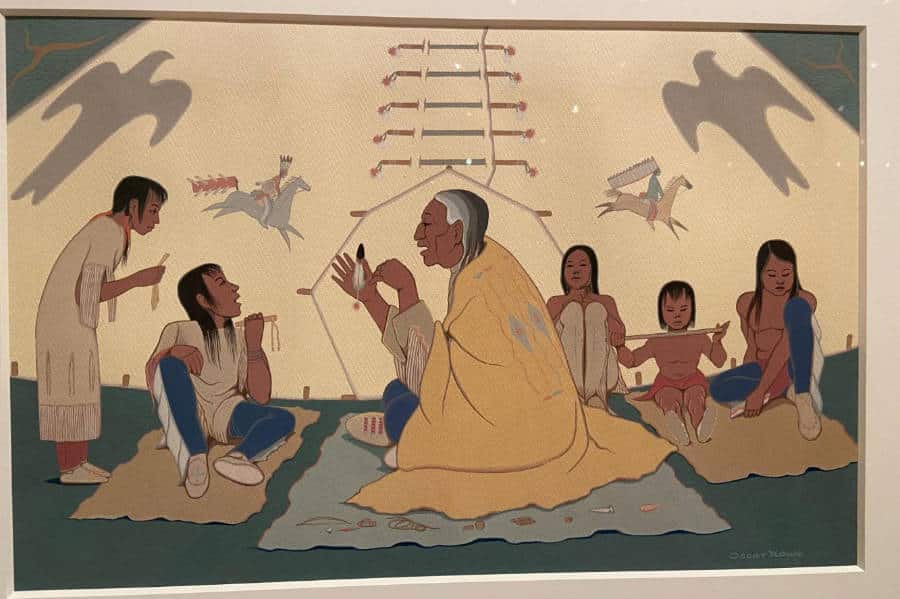 One of the arts displayed in Portland Art Museum