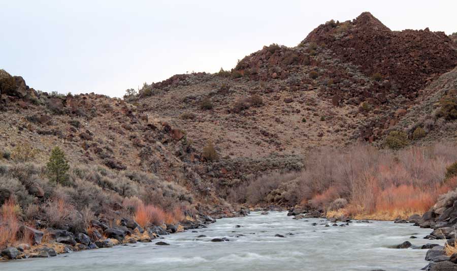 View at the Orilla Verde Recreation Area