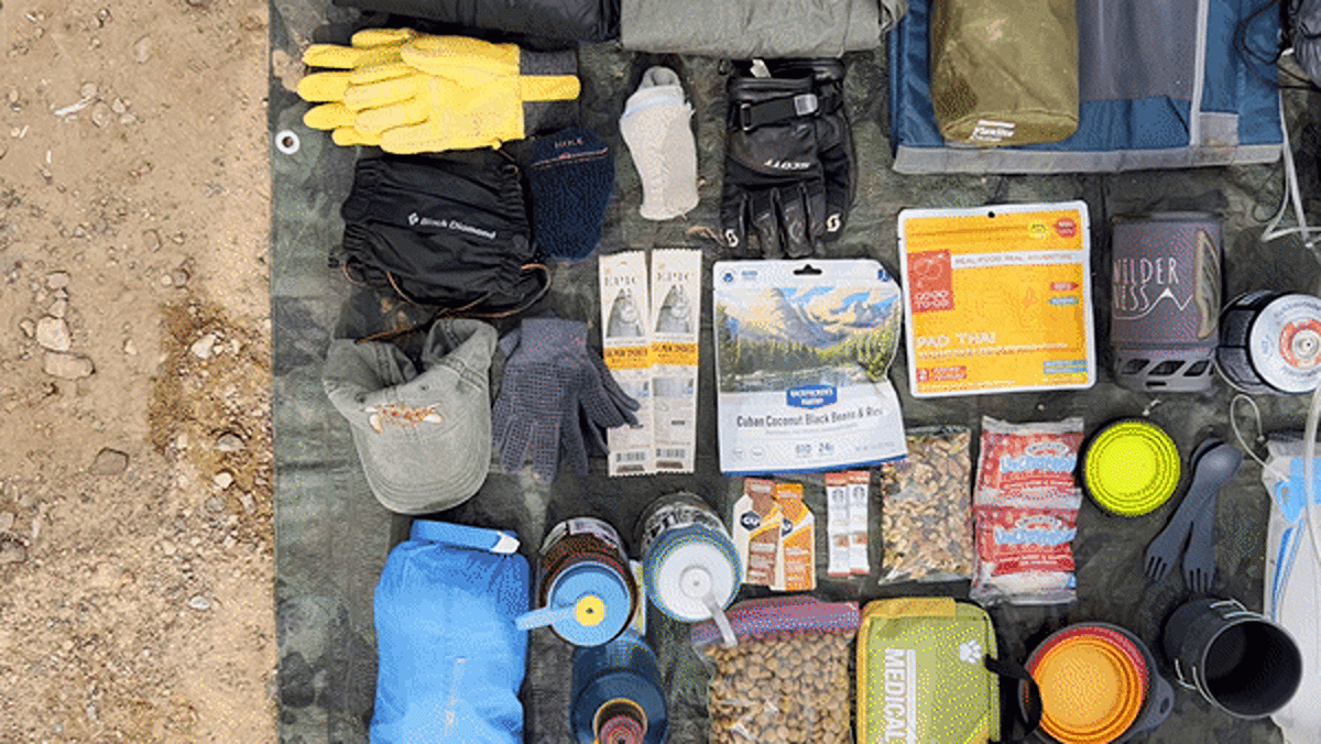 Different kinds of outdoor gear for your backpacking trip