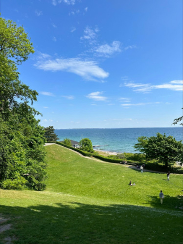 Sea views outside Louisiana Museum of Modern Art