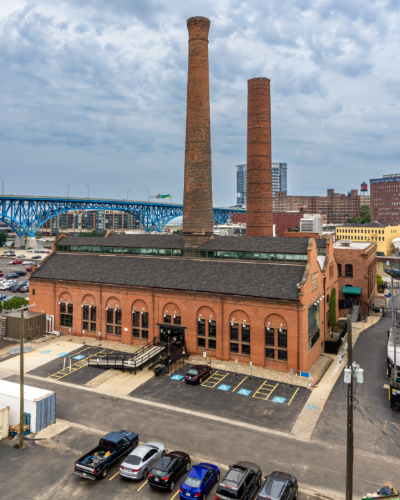 Exterior view of the Greater Cleveland Aquarium