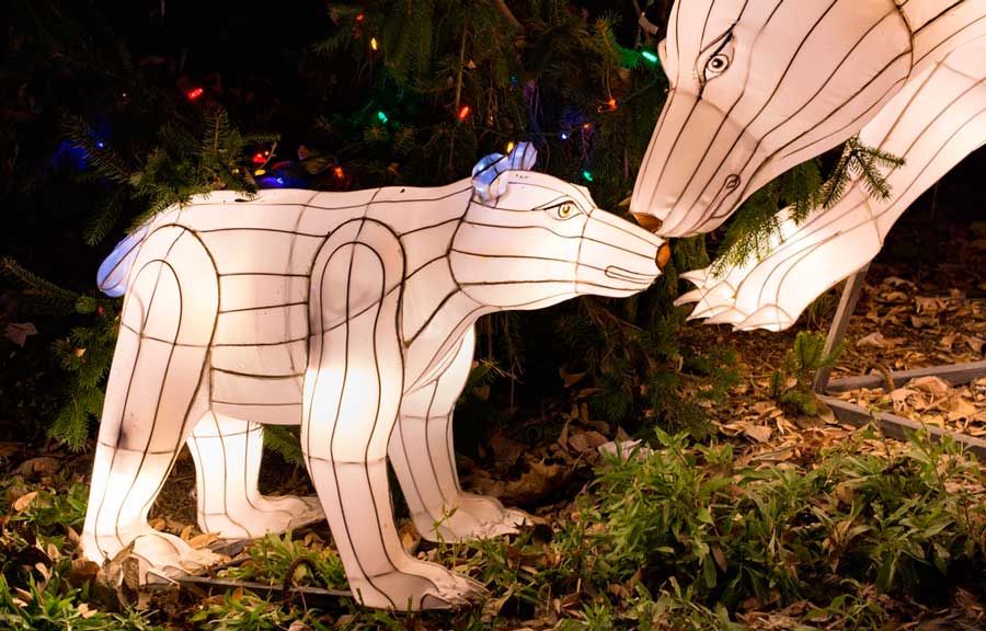 One of the displays during the PNC Festival of Lights