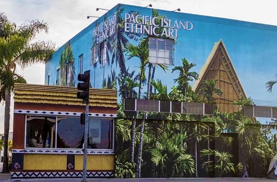 The Pacific Island Ethnic Art Museum from the outside