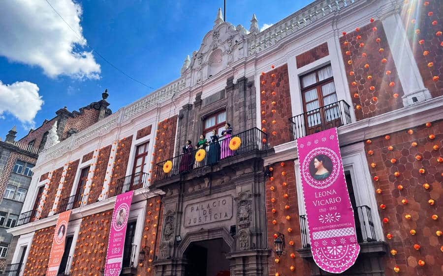 Exterior view of the Palacio de Justicia