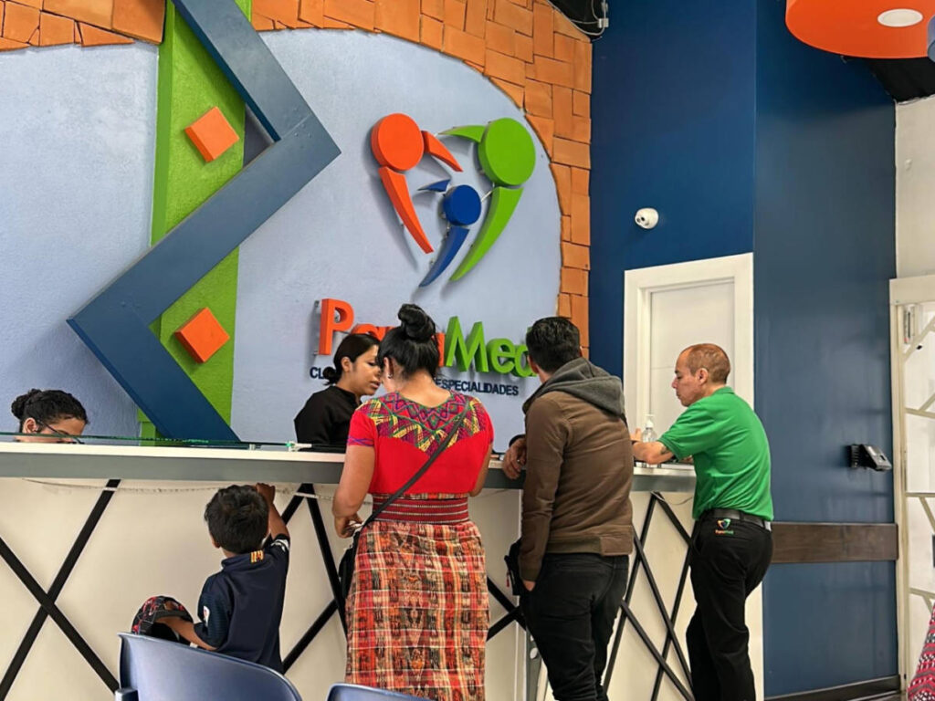 View of people inside PanaMed