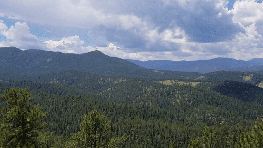 Panoramic view at the Panorama Point in Colorado
