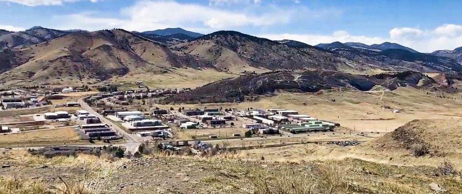 Panoramic view of a part of North Golden