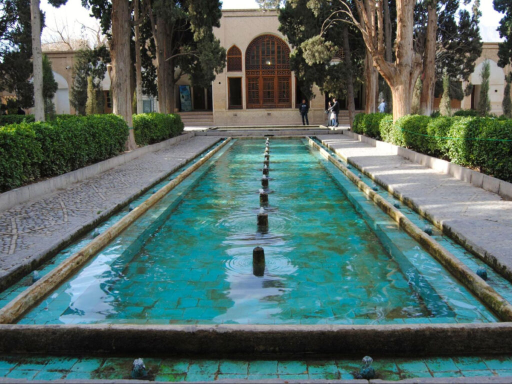 The fountain at a Paradise garden in Iran