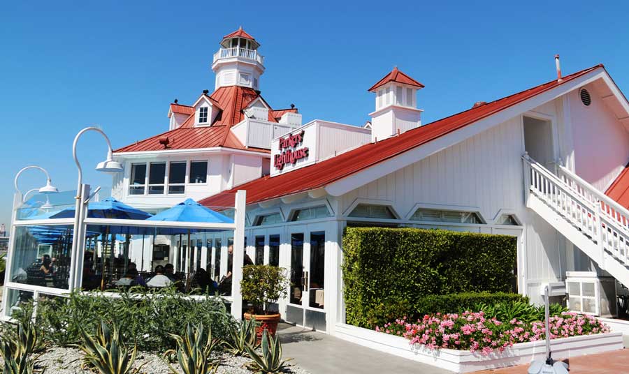View of the famous Parker's Lighthouse