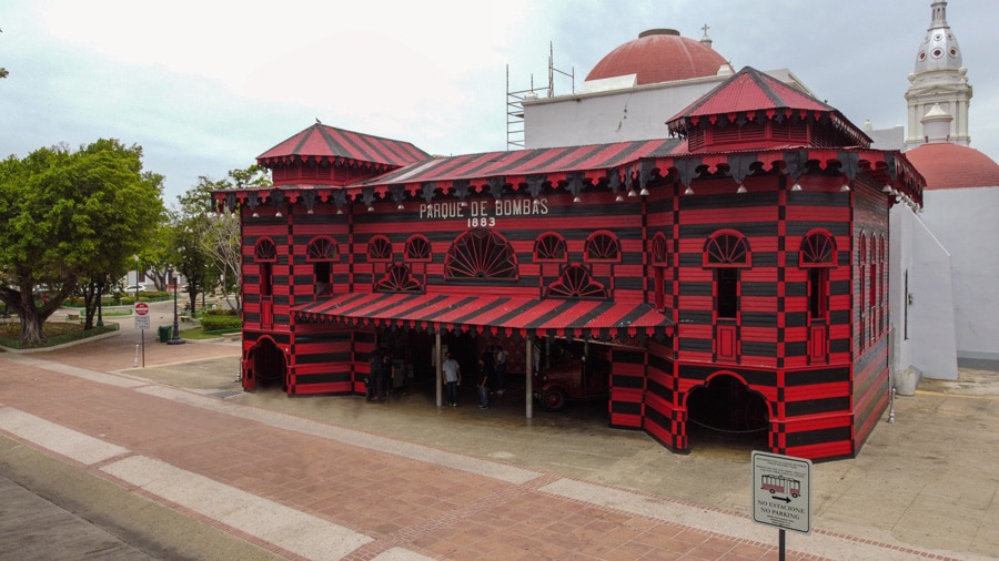 View of the first firefighter station in Puerto Rico