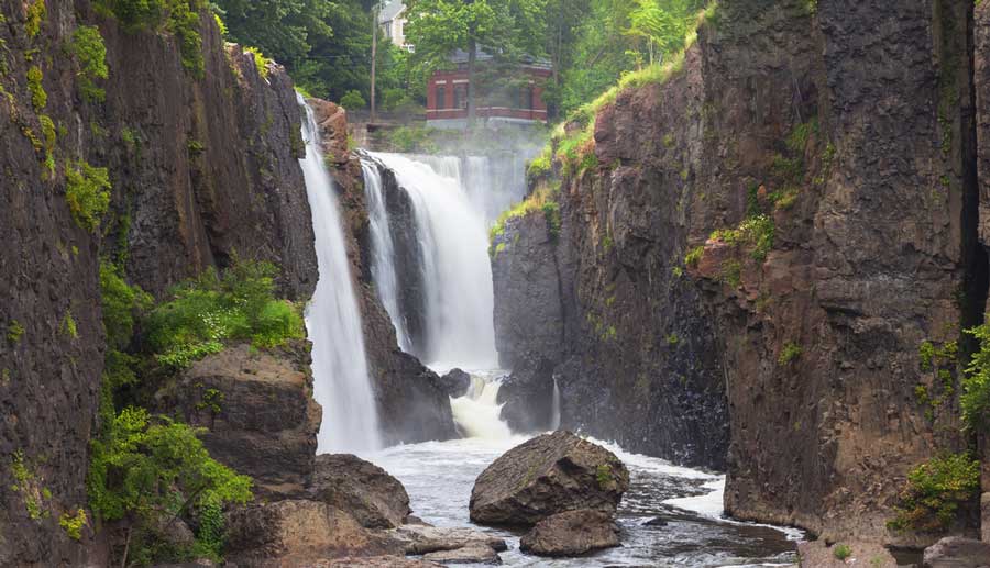 Scenic view from Paterson Great Falls
