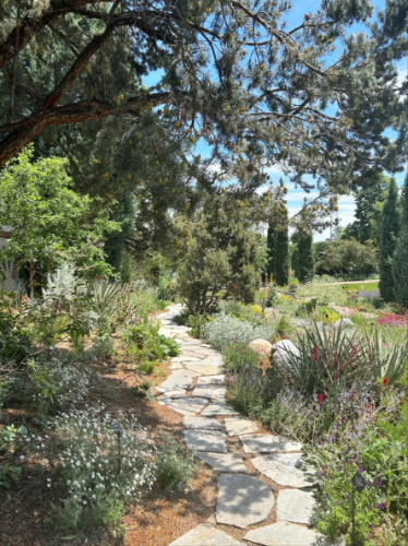 A pathway at one of the gardens in Denver Botanic Gardens