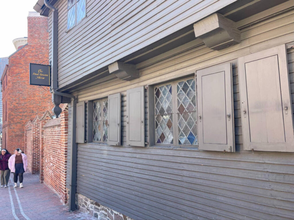 The house of Paul Revere from the outside