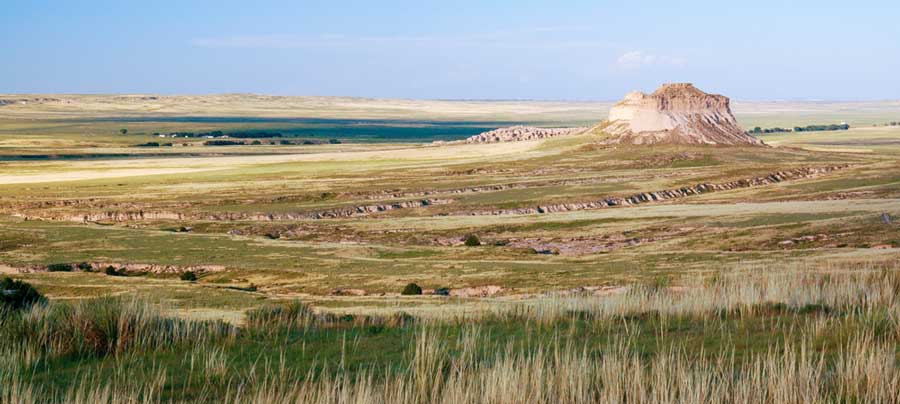 View from the Pawnee National Grasslands in Colorado