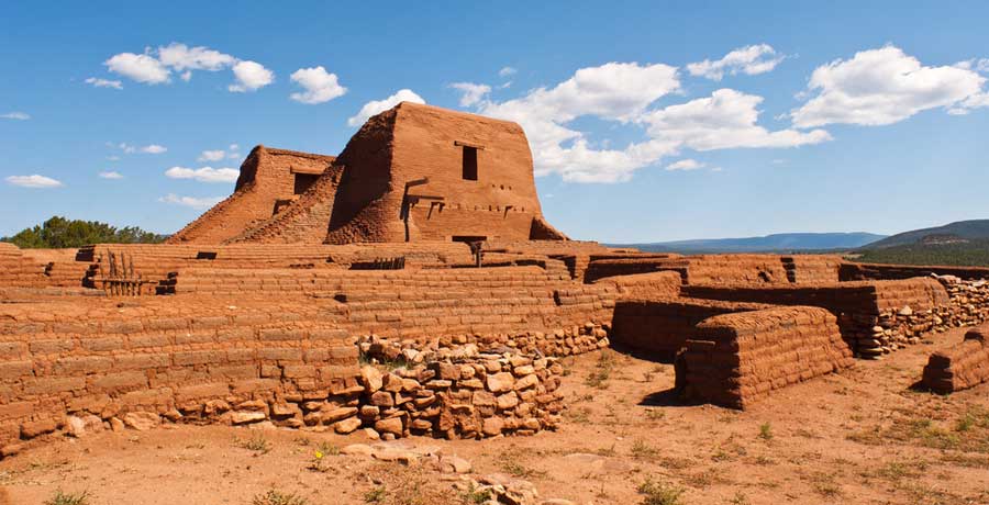 View from the Pecos National Historical Park in New Mexico