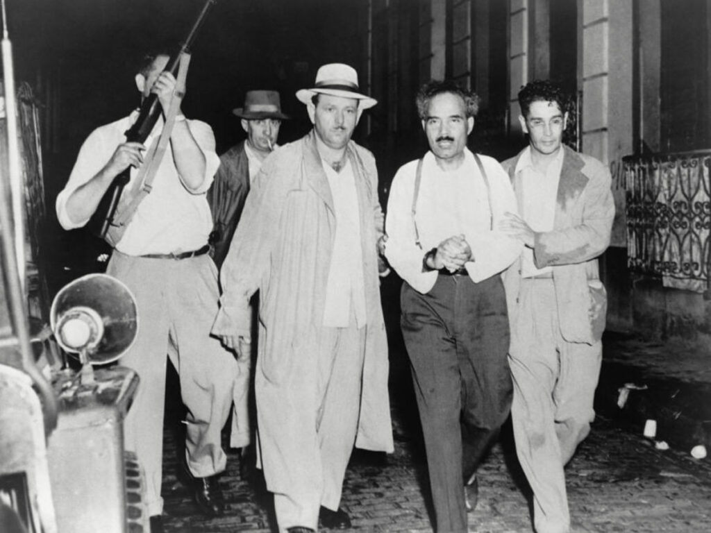 Photo of Pedro Albizu Campos arrested