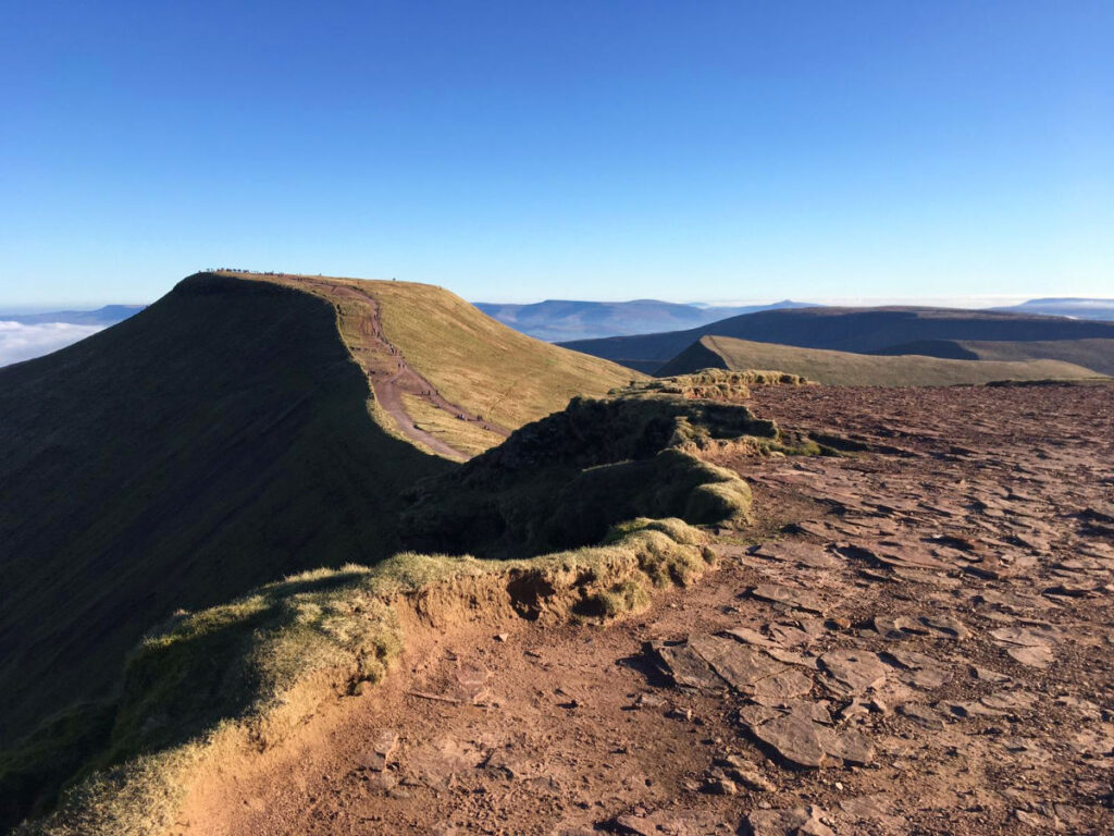 View from the summit of Pen y Fan