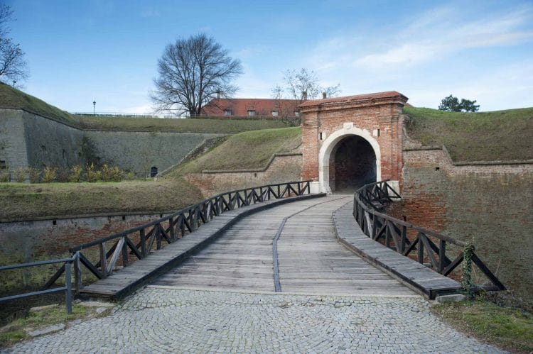 View of bridge to the tunnel