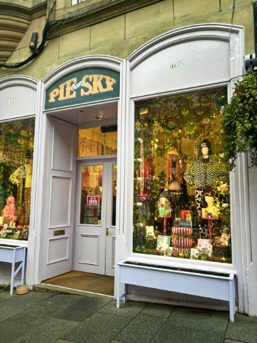 Entrance view of the Pie in the Sky