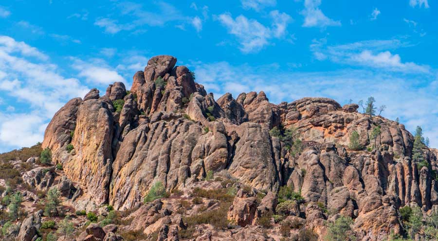 Rock formation in Pinnacles National Park