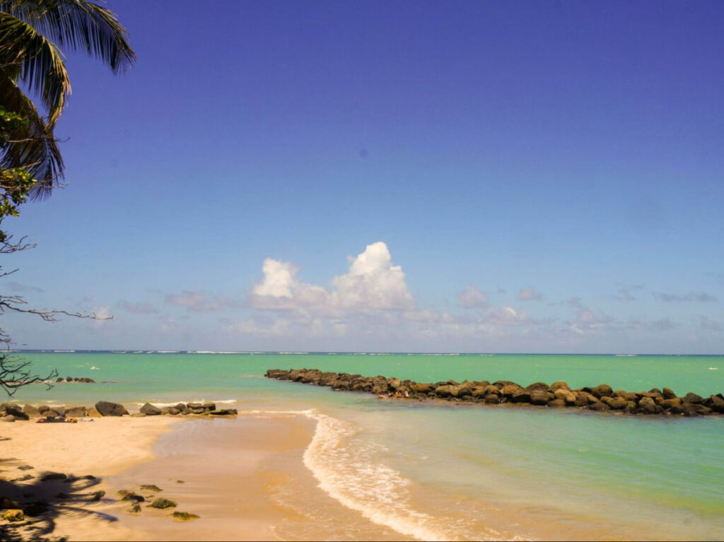 View of Playa Civi featuring a clear blue sky above a sandy beach