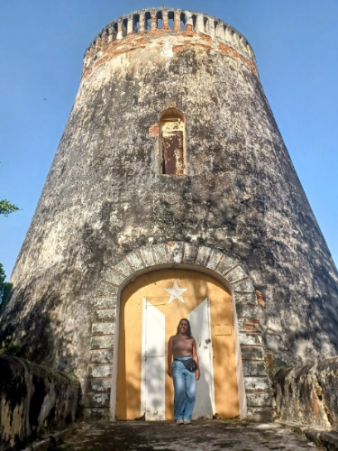 The author, Vanessa Ramos in Plazuela Ruins