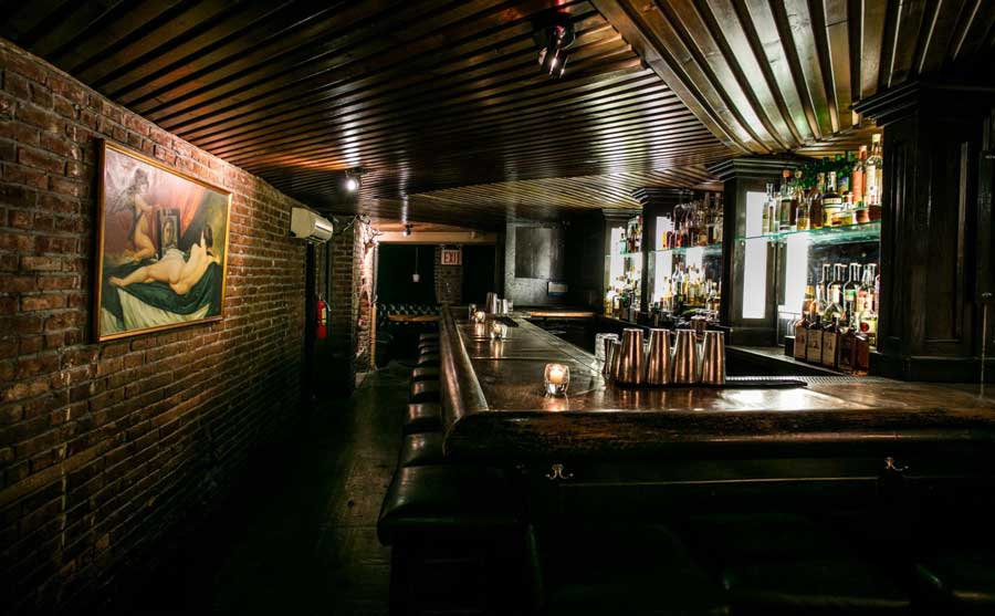 View from the inside of Please Don’t Tell