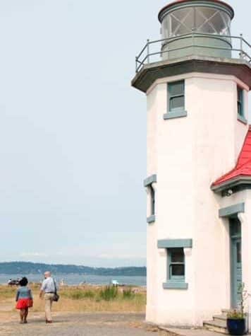 View from the Point Robinson Park and Lighthouse
