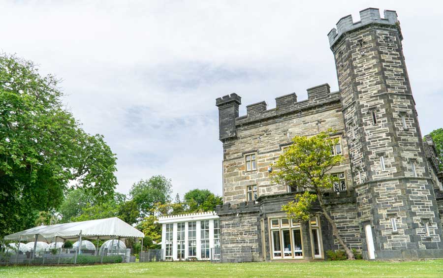 The Portmeirion Village & Castell Deudraeth from the outside