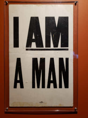 A Civil Rights poster displayed at DuSable Museum of African American History