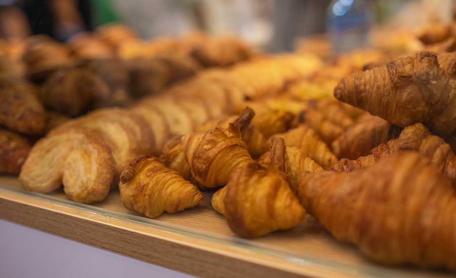 View of freshly baked bread in Praeger Brothers