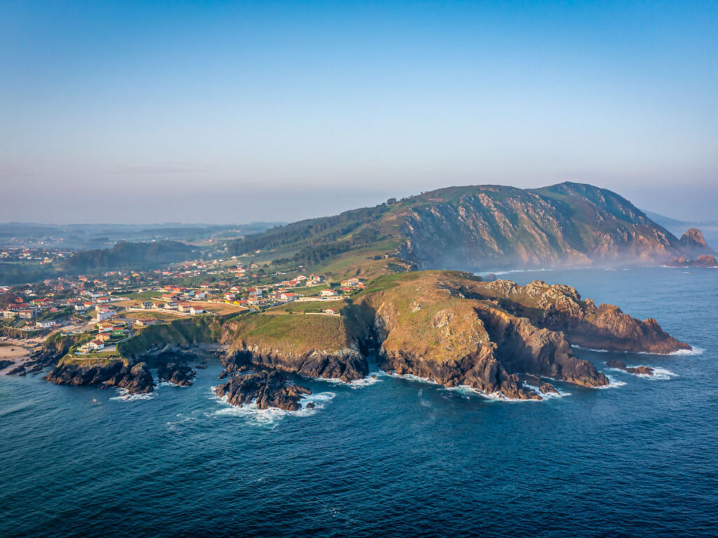 Aerial View Praia Da Cristina, Galicia
