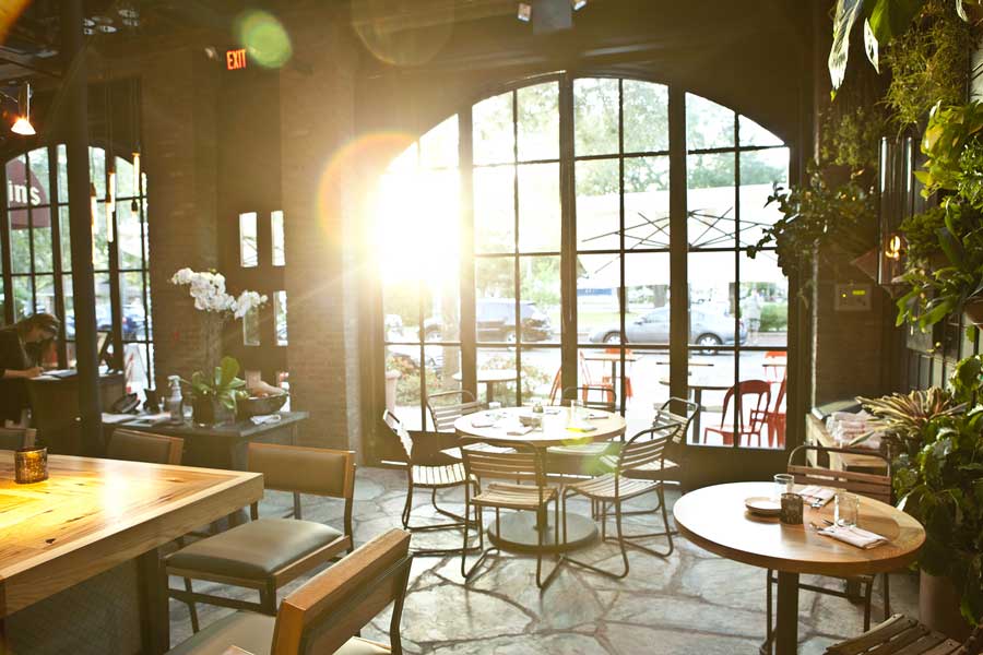Sun light coming through the inside of Prato
